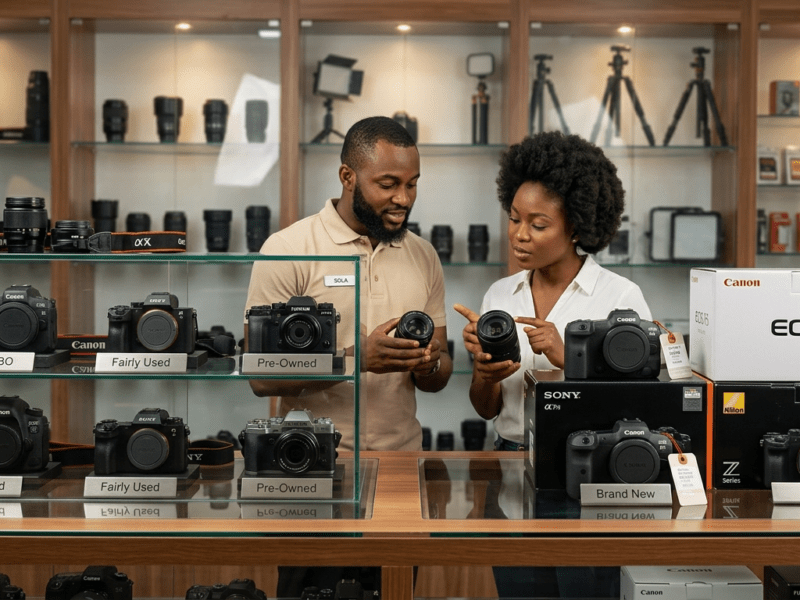 Fairly Used (“Tokunbo”) vs Brand New Cameras: Which Is Smarter in Nigeria?