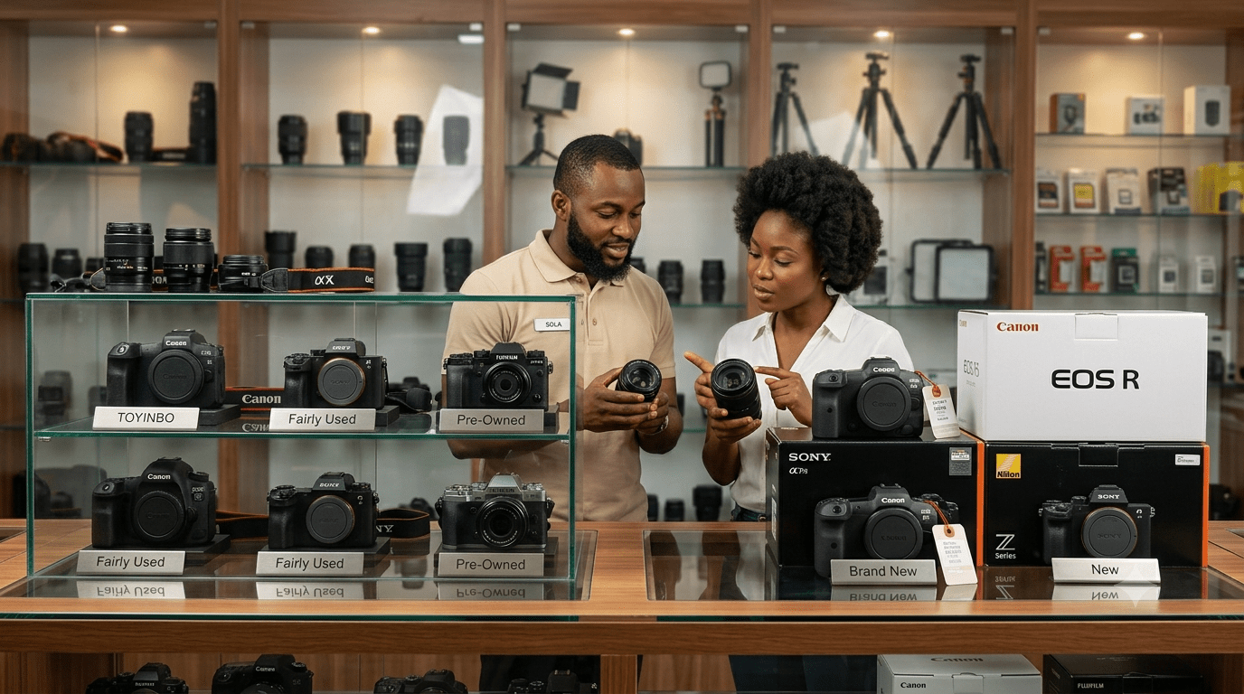 Fairly Used (“Tokunbo”) vs Brand New Cameras: Which Is Smarter in Nigeria?