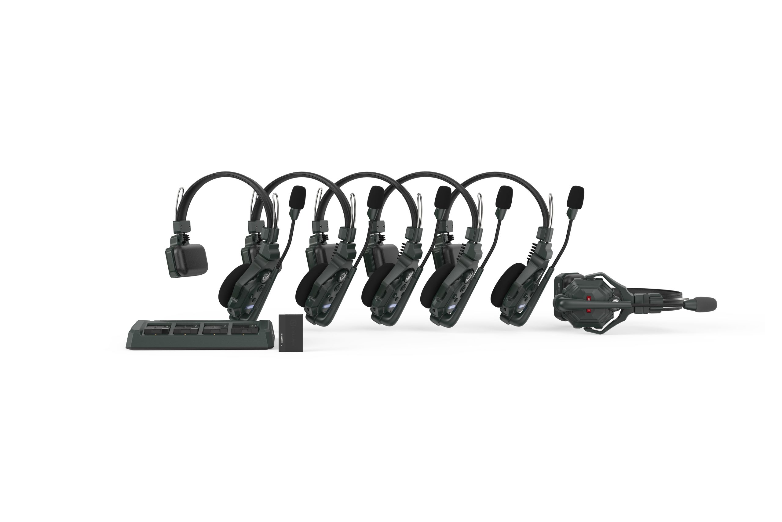 Hollyland Solidcom C1 Pro 5S Full Duplex ENC Wireless Intercom System with 5 Headsets Hollyland Solidcom C1 Pro 5S Full Duplex ENC Wireless Intercom System with 5 Headsets - Image 1