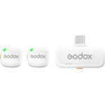 Godox C01 2-Person Wireless Microphone System with USB-C Connector for Mobile Devices - Image 2