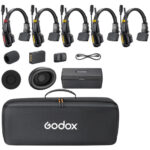 Godox SkyTalk Air 5S 5 Person Full-Duplex Wireless Intercom Headset System
