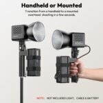 ULANZI LA06 Light Grip Handle with PowerBank Plate - Image 3