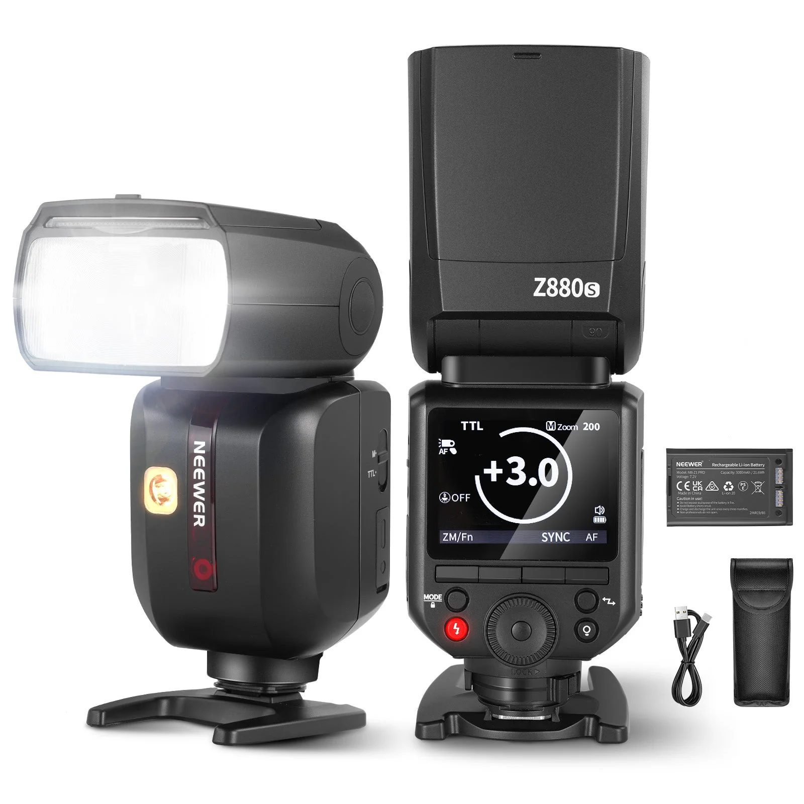 NEEWER Z880 2.4G TTL Camera Flash Speedlite For Canon NEEWER Z880 2.4G TTL Camera Flash Speedlite For Canon - Image 1