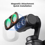 K&F 3-in-1 Filter Kit for Insta360 Luna Ultra Action Camera (CPL+1/4 Black Mist+Variable ND2-32) - Image 4